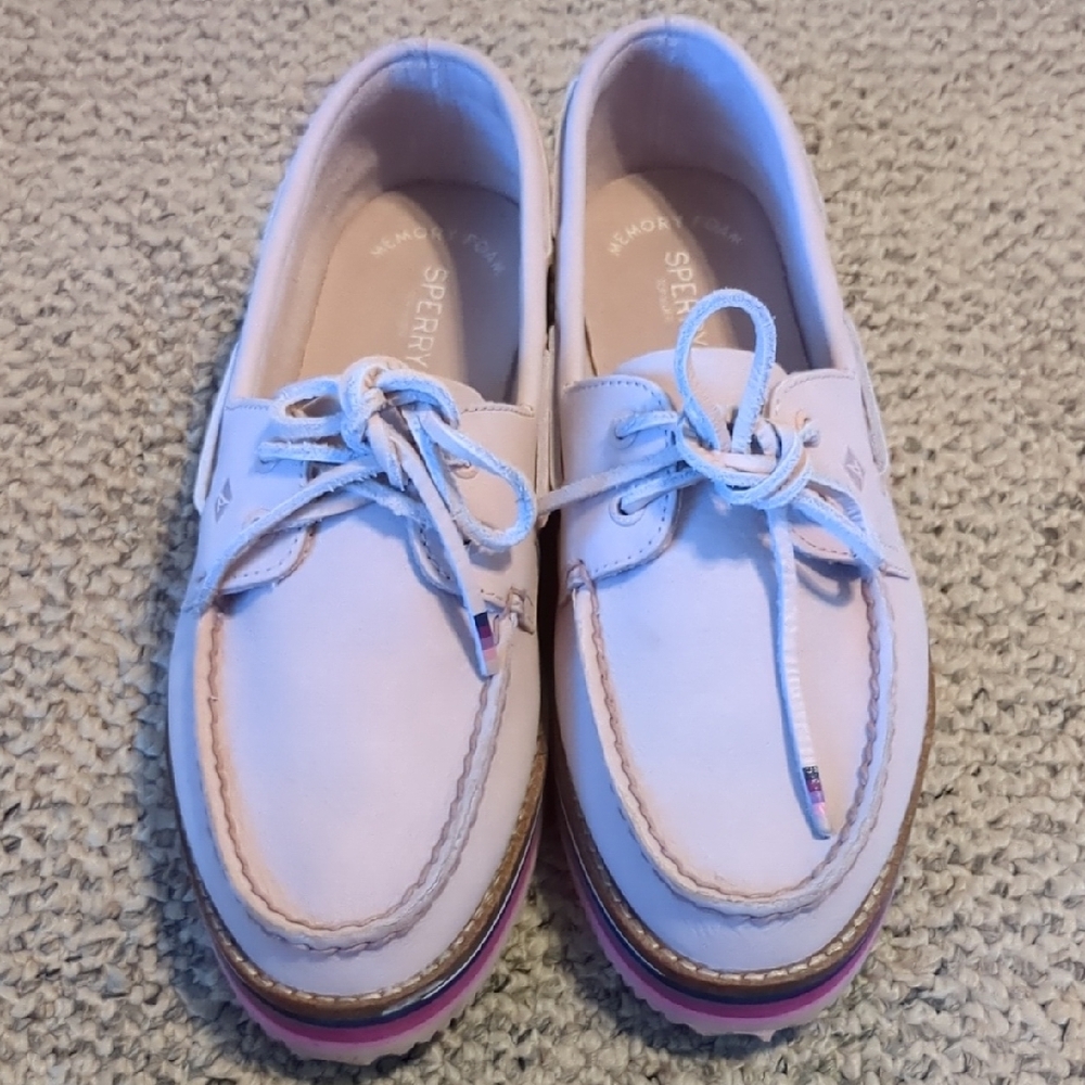 Sperry Pink Boat Shoes